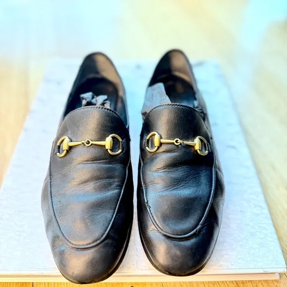 Gucci Women’s Brixton Leather Horsebit Loafers - Picture 2 of 7
